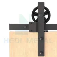 Iso pyörä lato ovi laitteisto